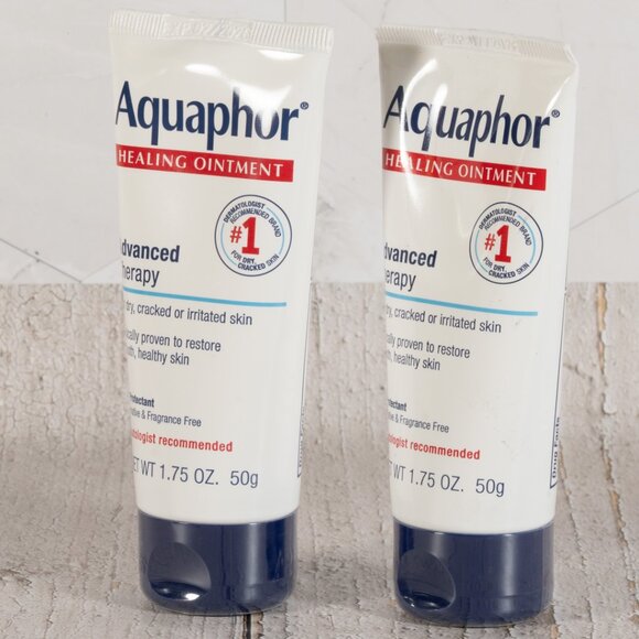 2 X Aquaphor Healing Ointment Advanced Therapy Skin Protectant Dry Skin 1.75 Oz - Picture 4 of 4